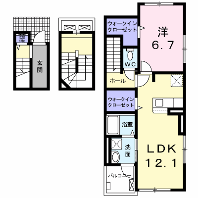 サン・フィオーレ　Ａ 301【管理NO：1-024894701-03010】 ★家具家電は申し込み後に搬入します★ ★2026年12月中旬入居可能★の外観画像
