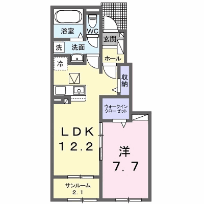 ヴィラ　シルク　Ⅰ 103【管理NO：1-027763501-01030】 ★家具家電は申し込み後に搬入します★の外観画像