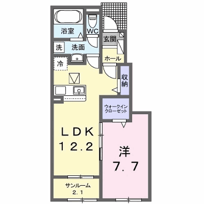 ルーツショアⅠ 103【管理NO：1-027733801-01030】 ★家具家電は申し込み後に搬入します★の外観画像