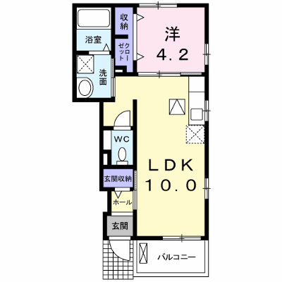 ベル・セレーノ 103【管理NO：1-019616901-01030】 ★家具家電は申し込み後に搬入します★ ★2026年09月下旬入居可能★の外観画像