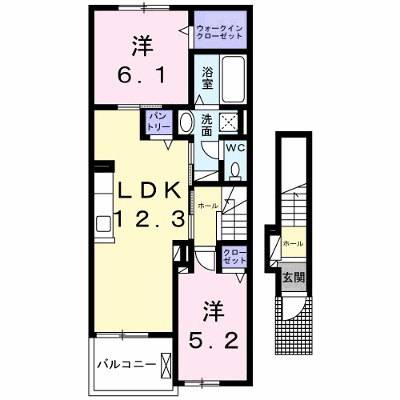 ヴィア　ラッテア 202【管理NO：1-028831801-02020】 ★家具家電は申し込み後に搬入します★ ★2027年01月上旬入居可能★の外観画像