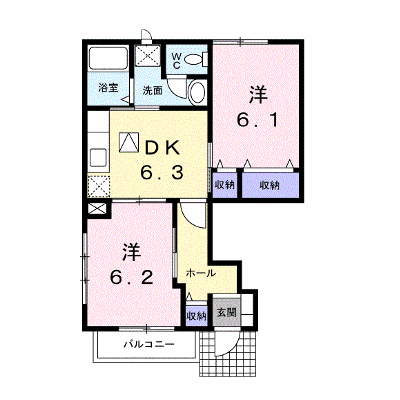 ラフレシールⅠ 101【管理NO：1-012411101-01010】 ★家具家電は申し込み後に搬入します★ ★2026年09月中旬入居可能★の外観画像