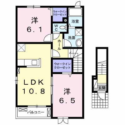 シャルマン　Ｍ 201【管理NO：1-019857701-02010】 ★家具家電は申し込み後に搬入します★ ★2026年09月下旬入居可能★の外観画像