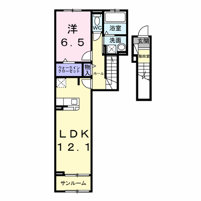 エリオス 204【管理NO：1-028224801-02040】 ★家具家電は申し込み後に搬入します★の外観画像
