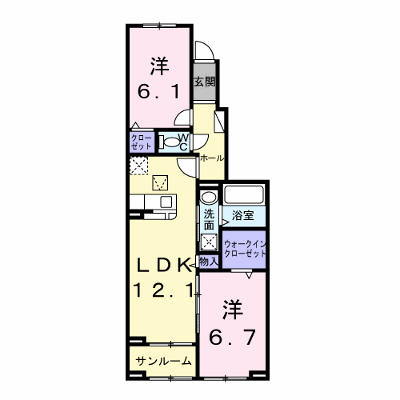 エリオス 103【管理NO：1-028224801-01030】 ★家具家電は申し込み後に搬入します★の外観画像