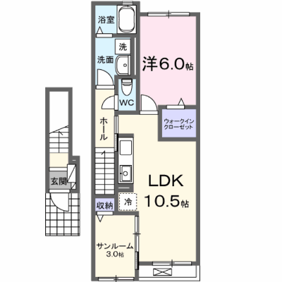 ヴィアラッテア 204【管理NO：1-027938301-02040】 ★家具家電は申し込み後に搬入します★ ★2026年10月上旬入居可能★の外観画像