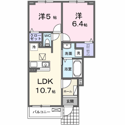 アルコ・イリス 102【管理NO：1-028854001-01020】 ★家具家電は申し込み後に搬入します★ ★2027年02月上旬入居可能★の外観画像