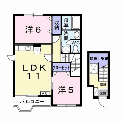フィオーレⅠ 201【管理NO：1-010464901-02010】 ★家具家電は申し込み後に搬入します★ ★2026年09月上旬入居可能★の外観画像