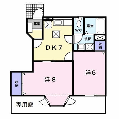 ウエストヒルズ 103【管理NO：1-010315401-01030】 ★家具家電は申し込み後に搬入します★ ★2026年10月中旬入居可能★の外観画像