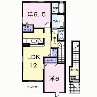 アンジュ 201【管理NO：1-013489901-02010】 ★家具家電は申し込み後に搬入します★ ★2026年09月下旬入居可能★の外観画像