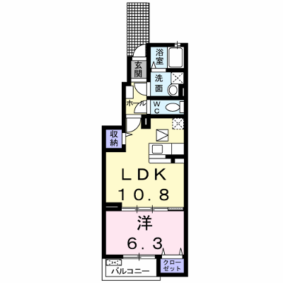 ニューサンコーポ 104【管理NO：1-019316001-01040】 ★家具家電は申し込み後に搬入します★ ★2026年10月中旬入居可能★の外観画像