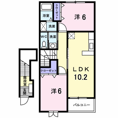 ライゼカーサＡ 202【管理NO：1-013012101-02020】 ★家具家電は申し込み後に搬入します★ ★2026年09月中旬入居可能★の外観画像