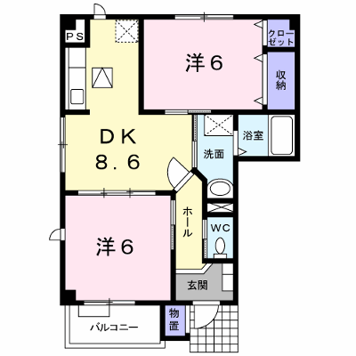グレースＢ 101【管理NO：1-012242202-01010】 ★家具家電は申し込み後に搬入します★ ★2026年09月下旬入居可能★の外観画像