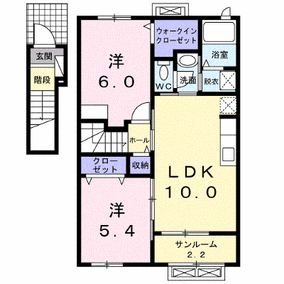 ルミエールＡ 202【管理NO：1-023323601-02020】 ★家具家電は申し込み後に搬入します★ ★2026年10月上旬入居可能★の外観画像