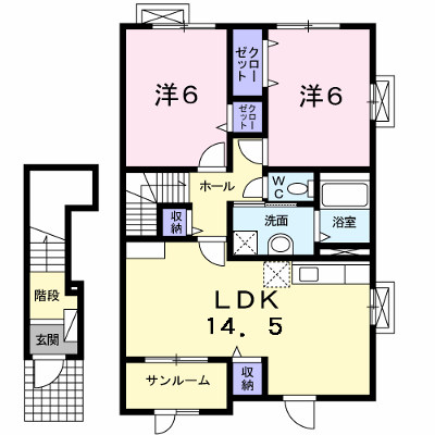 イタニティーⅡ 202【管理NO：1-016250101-02020】 ★家具家電は申し込み後に搬入します★ ★2026年08月下旬入居可能★の外観画像