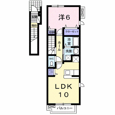 サンハイツ 201【管理NO：1-016925201-02010】 ★家具家電は申し込み後に搬入します★ ★2026年10月中旬入居可能★の外観画像