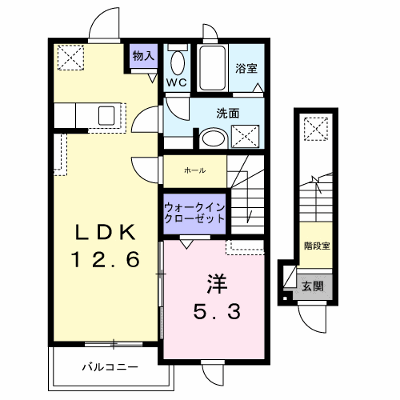 メゾン　ヒヨリ 201【管理NO：1-028380001-02010】 ★家具家電は申し込み後に搬入します★ ★2026年09月下旬入居可能★の外観画像