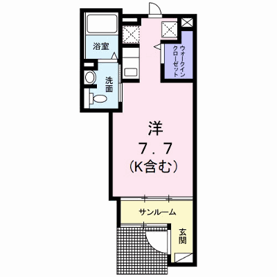インハーリット 103【管理NO：1-023056601-01030】 ★家具家電は申し込み後に搬入します★ ★2026年08月中旬入居可能★の外観画像