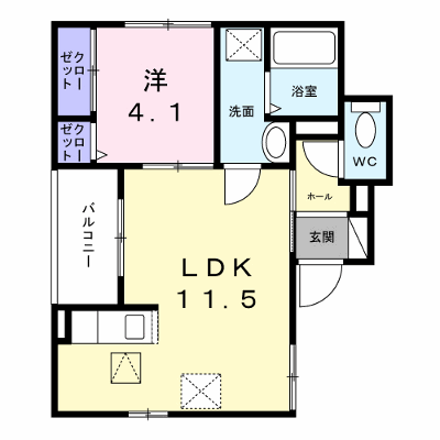 ル・ラパン・ドゥ・ラヴィーヌ 101【管理NO：1-028396801-01010】 ★家具家電は申し込み後に搬入します★ ★2026年08月下旬入居可能★の外観画像