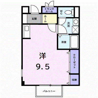 ブルークローバー 103【管理NO：1-011193901-01030】 ★家具家電は申し込み後に搬入します★ ★2026年09月中旬入居可能★の外観画像