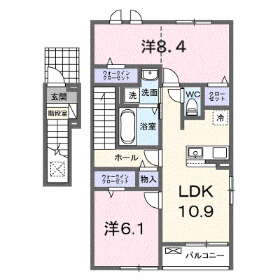 サニー・ベル 201【管理NO：1-028091601-02010】 ★家具家電は申し込み後に搬入します★ ★2026年08月下旬入居可能★の外観画像