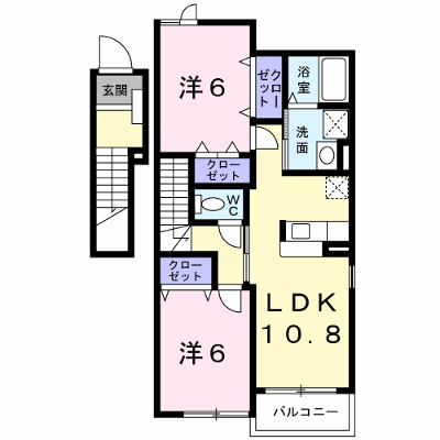 プラシードＡ 201【管理NO：1-013849701-02010】 ★家具家電は申し込み後に搬入します★ ★2026年10月上旬入居可能★の外観画像