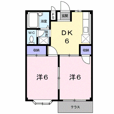エルディムＳＵＺＵＫＩ－Ｉ 102【管理NO：1-001825101-01020】 ★家具家電は申し込み後に搬入します★ ★2026年09月上旬入居可能★の外観画像