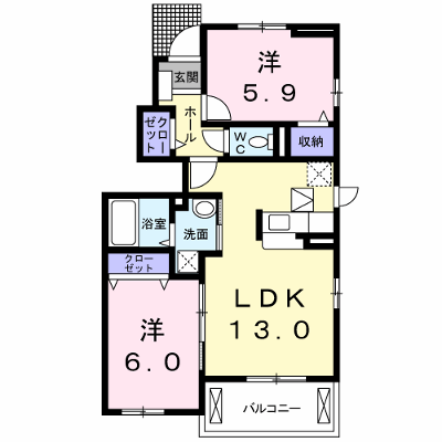クレディヒル 101【管理NO：1-016524301-01010】 ★家具家電は申し込み後に搬入します★ ★2026年10月中旬入居可能★の外観画像