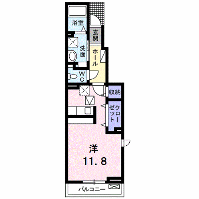 アン・シャレＢ 101【管理NO：1-023237602-01010】 ★家具家電は申し込み後に搬入します★ ★2026年10月上旬入居可能★の外観画像