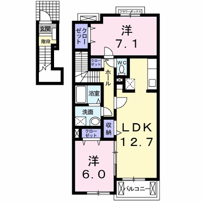ジラソーレ 202【管理NO：1-015074801-02020】 ★家具家電は申し込み後に搬入します★ ★2026年09月中旬入居可能★の外観画像