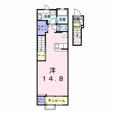 グレイスコート 202【管理NO：1-027624701-02020】 ★家具家電は申し込み後に搬入します★ ★2026年09月下旬入居可能★の外観画像