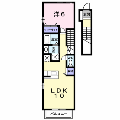 ＭＳコートⅢ 203【管理NO：1-013121301-02030】 ★家具家電は申し込み後に搬入します★ ★2026年09月中旬入居可能★の外観画像
