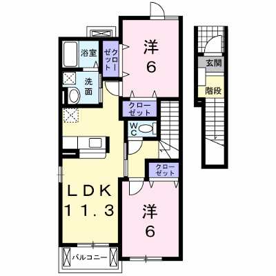 プレシアスフィールドＡ 202【管理NO：1-013594401-02020】 ★家具家電は申し込み後に搬入します★ ★2026年10月中旬入居可能★の外観画像