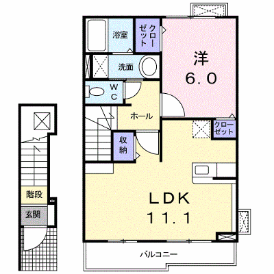 セレスマールⅡ 202【管理NO：1-018083201-02020】 ★家具家電は申し込み後に搬入します★ ★2026年09月中旬入居可能★の外観画像