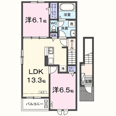 ソランジュ 201【管理NO：1-028661601-02010】 ★家具家電は申し込み後に搬入します★ ★2027年01月下旬入居可能★の外観画像