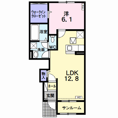 Ｃｉｅｌ（シエル）Ⅱ 102【管理NO：1-026450902-01020】 ★家具家電は申し込み後に搬入します★ ★2026年10月上旬入居可能★の外観画像