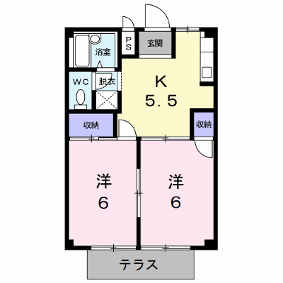 アーバンハイツＣ 1-A【管理NO：1-003321101-01010】 ★家具家電は申し込み後に搬入します★ ★2026年09月下旬入居可能★の外観画像
