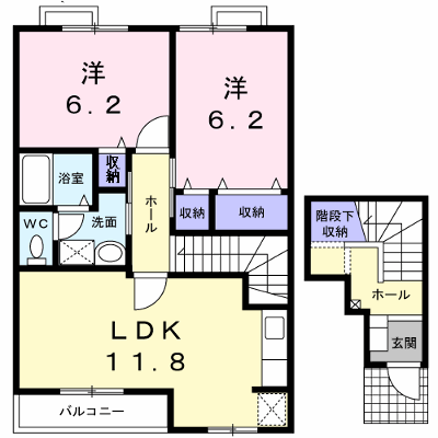 ブリュレ 201【管理NO：1-011673701-02010】 ★家具家電は申し込み後に搬入します★ ★2026年09月中旬入居可能★の外観画像