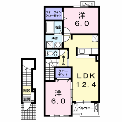 サンローラＢ 203【管理NO：1-015753702-02030】 ★家具家電は申し込み後に搬入します★ ★2026年09月中旬入居可能★の外観画像
