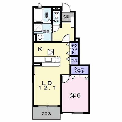 シンヴィオシスＤ 102【管理NO：1-013425004-01020】 ★家具家電は申し込み後に搬入します★ ★2026年09月中旬入居可能★の外観画像