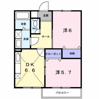 サンセールⅢ 203【管理NO：1-007359701-02030】 ★家具家電は申し込み後に搬入します★ ★2026年09月中旬入居可能★の外観画像