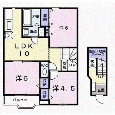 クレール 202【管理NO：1-007150601-02020】 ★家具家電は申し込み後に搬入します★ ★2026年09月中旬入居可能★の外観画像
