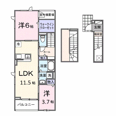 グラン　イリーデ 303【管理NO：1-028761601-03030】 ★家具家電は申し込み後に搬入します★ ★2027年01月下旬入居可能★の外観画像