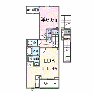 グラン　イリーデ 202【管理NO：1-028761601-02020】 ★家具家電は申し込み後に搬入します★ ★2027年01月下旬入居可能★の外観画像