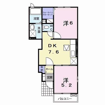 ウッズ・スクエアーＢ 105【管理NO：1-015241902-01050】 ★家具家電は申し込み後に搬入します★ ★2026年09月下旬入居可能★の外観画像