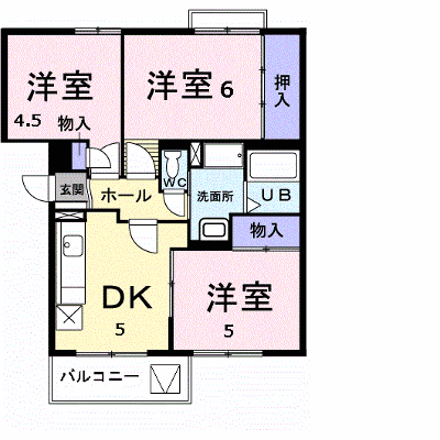 パストラルＫ 302【管理NO：1-004576601-03020】 ★家具家電は申し込み後に搬入します★ ★2026年09月中旬入居可能★の外観画像