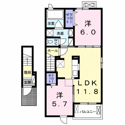 フィフス　アベニュー　ウエスト 205【管理NO：1-024390402-02040】 ★家具家電は申し込み後に搬入します★ ★2026年08月下旬入居可能★の外観画像