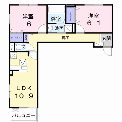 エテルノ泉南馬場 102【管理NO：1-026912901-01020】 ★家具家電は申し込み後に搬入します★ ★2026年09月中旬入居可能★の外観画像
