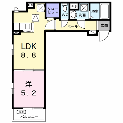 メゾンルミネ　中町 102【管理NO：1-025865401-01020】 ★家具家電は申し込み後に搬入します★ ★2026年09月下旬入居可能★の外観画像