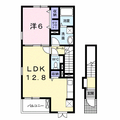 エトワール伏山 201【管理NO：1-020681601-02010】 ★家具家電は申し込み後に搬入します★ ★2026年09月上旬入居可能★の外観画像